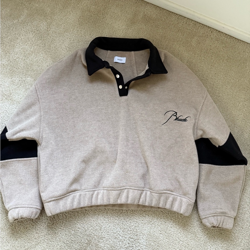 RHUDE Quarter Button-up Sweater